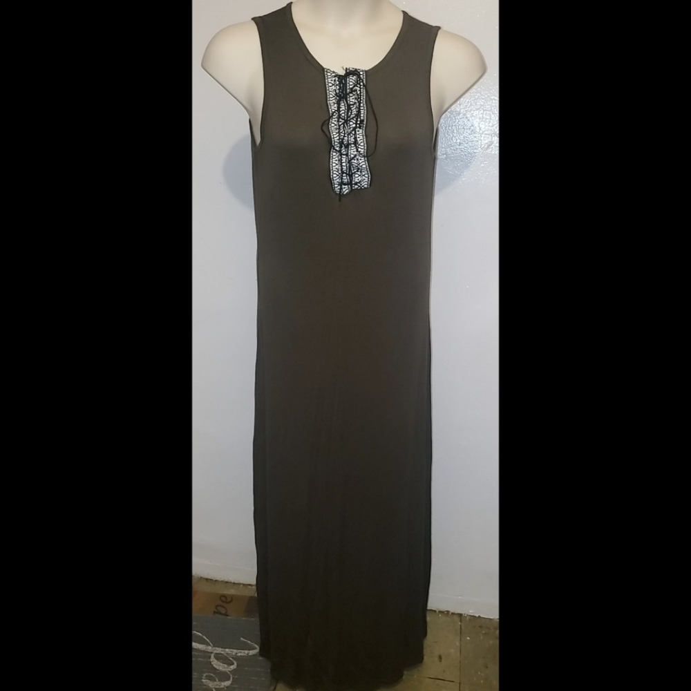 Olive Green Maxi Dress